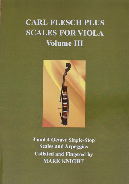Carl Flesch Plus Scales for Viola Volume III